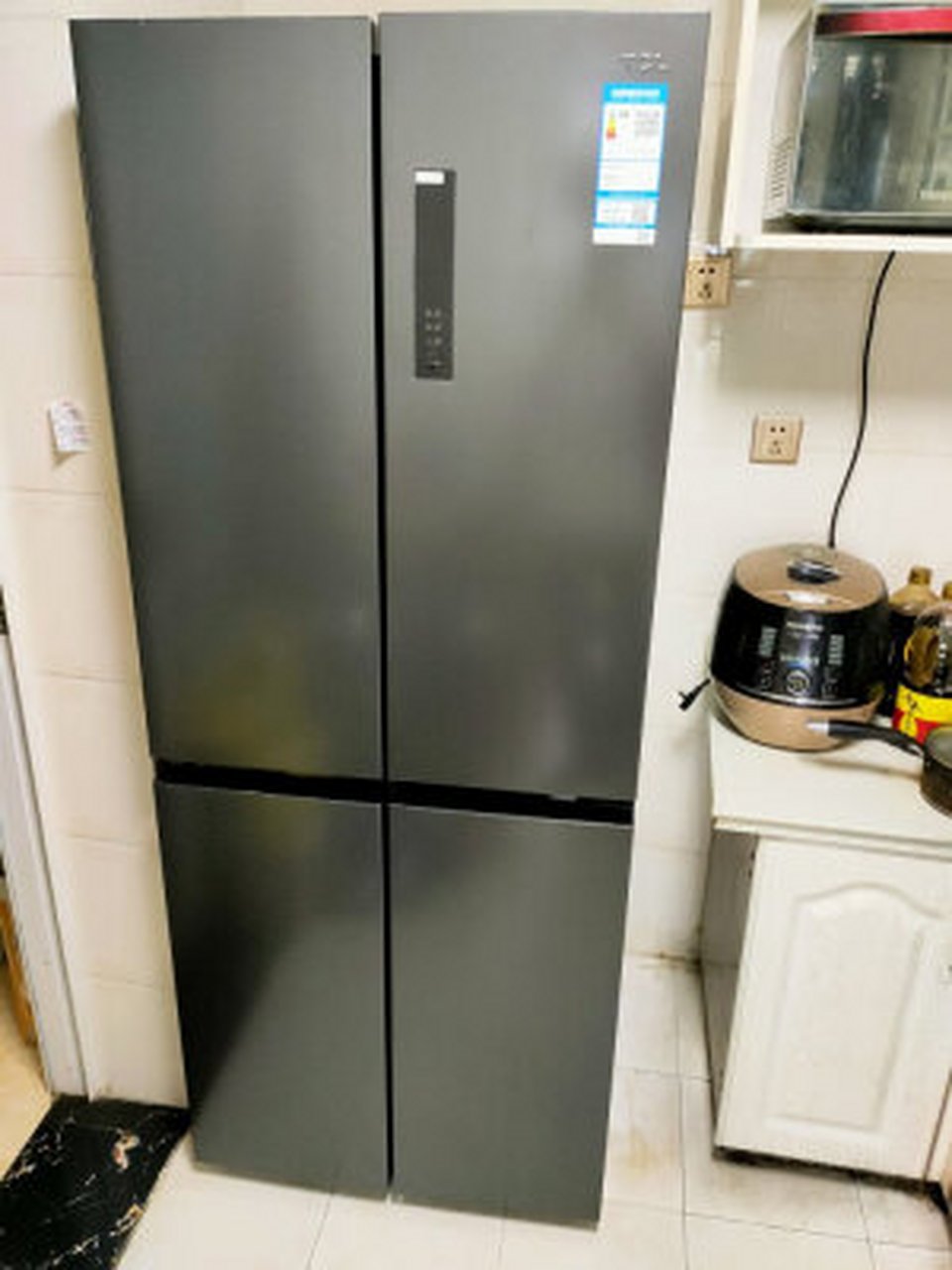 tcl 210升双变频风冷无霜冰箱三门小型宿舍家用电冰箱 负离子养鲜 37