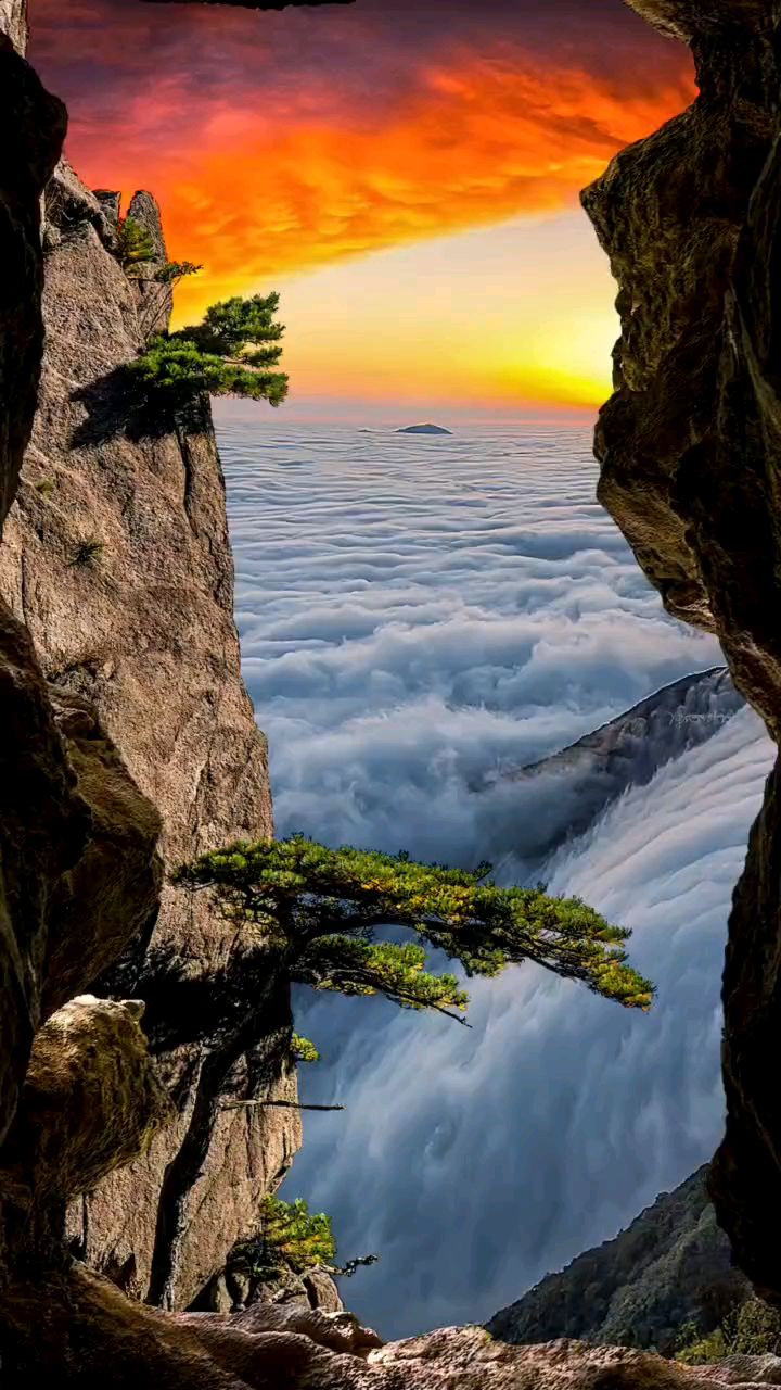 世界最美的日出山水图片