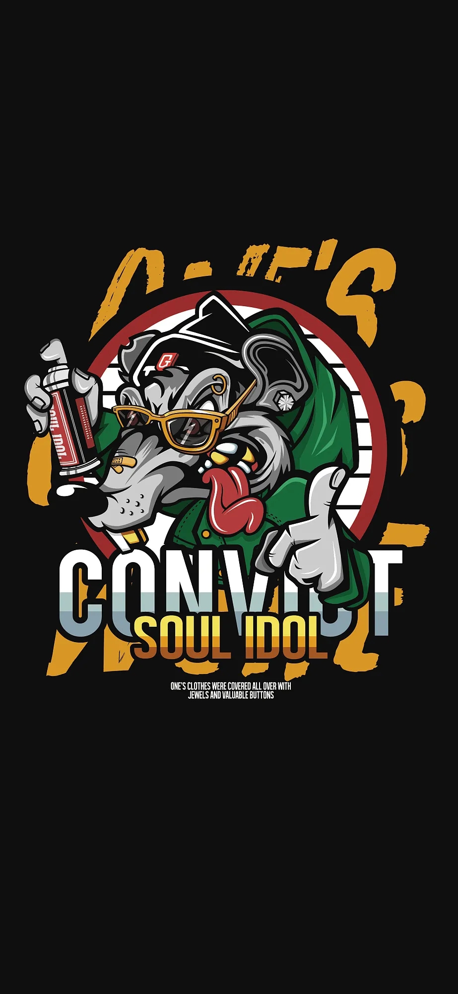 欧美风手绘十二生肖手机壁纸