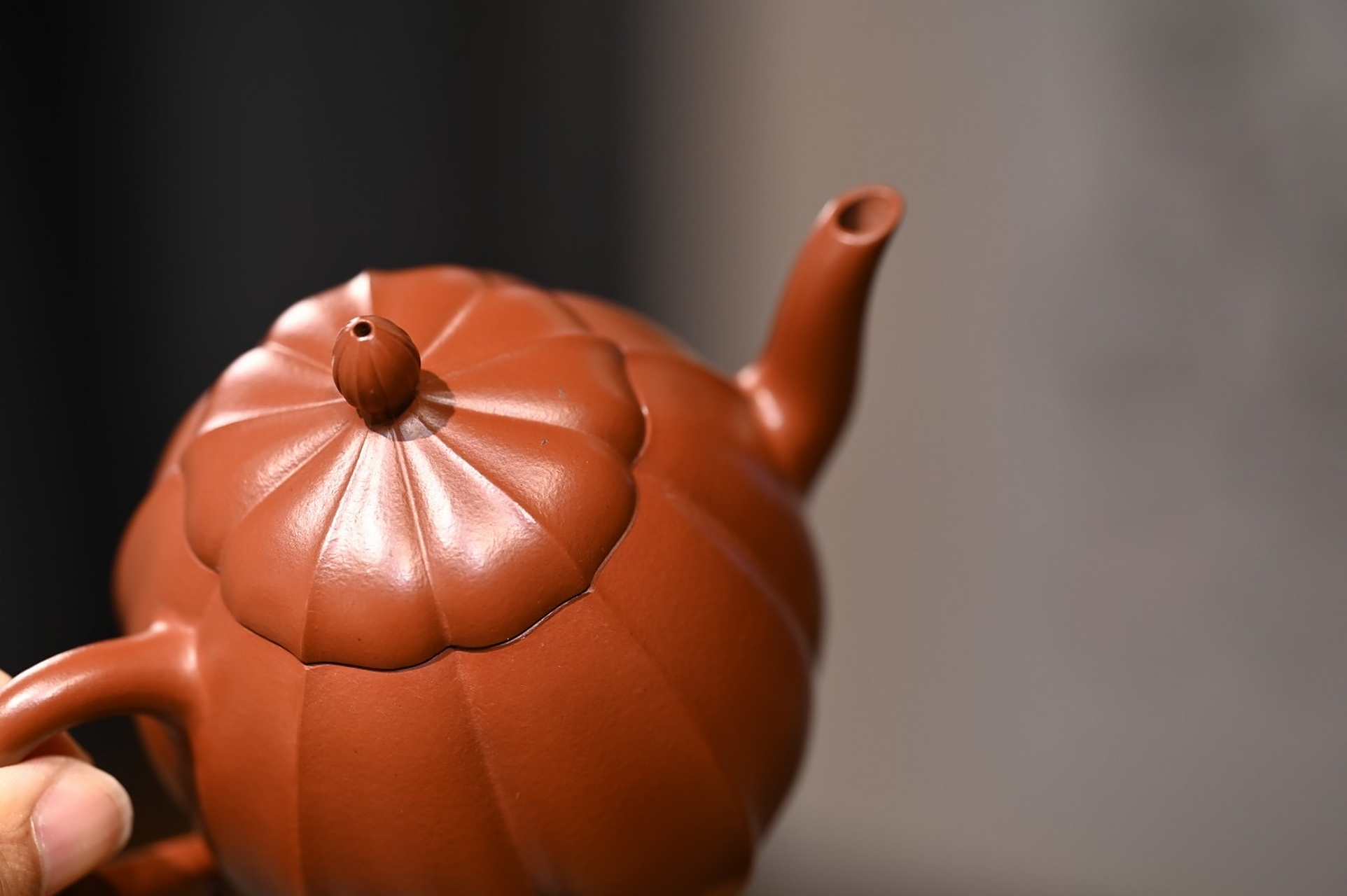 【葵菱】  原矿朱泥,260cc#宜兴紫砂壶# #全手工