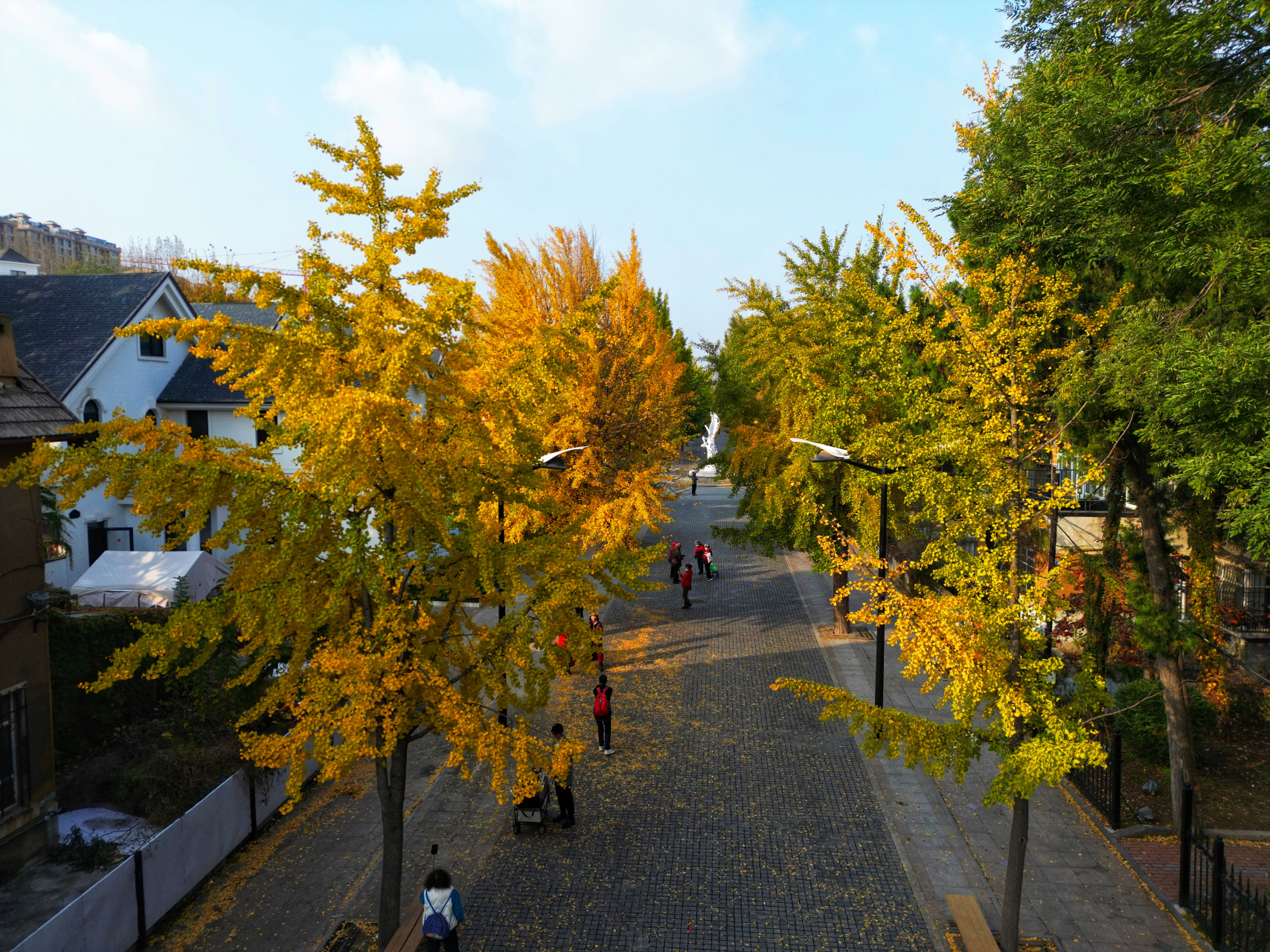 航拍大连南山旅游风情街,看看怎么样#百度秋冬打卡挑战赛