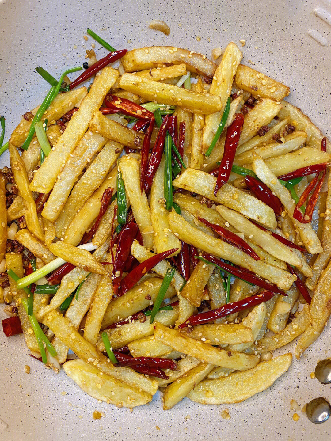 干煸土豆条 简单快手零失败 香香辣辣超好吃|||为啥我这么爱吃干煸的