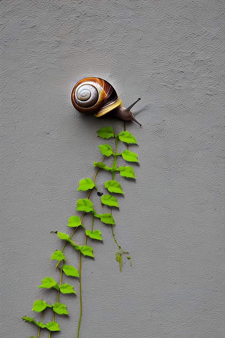 美图欣赏,攀爬的蜗牛