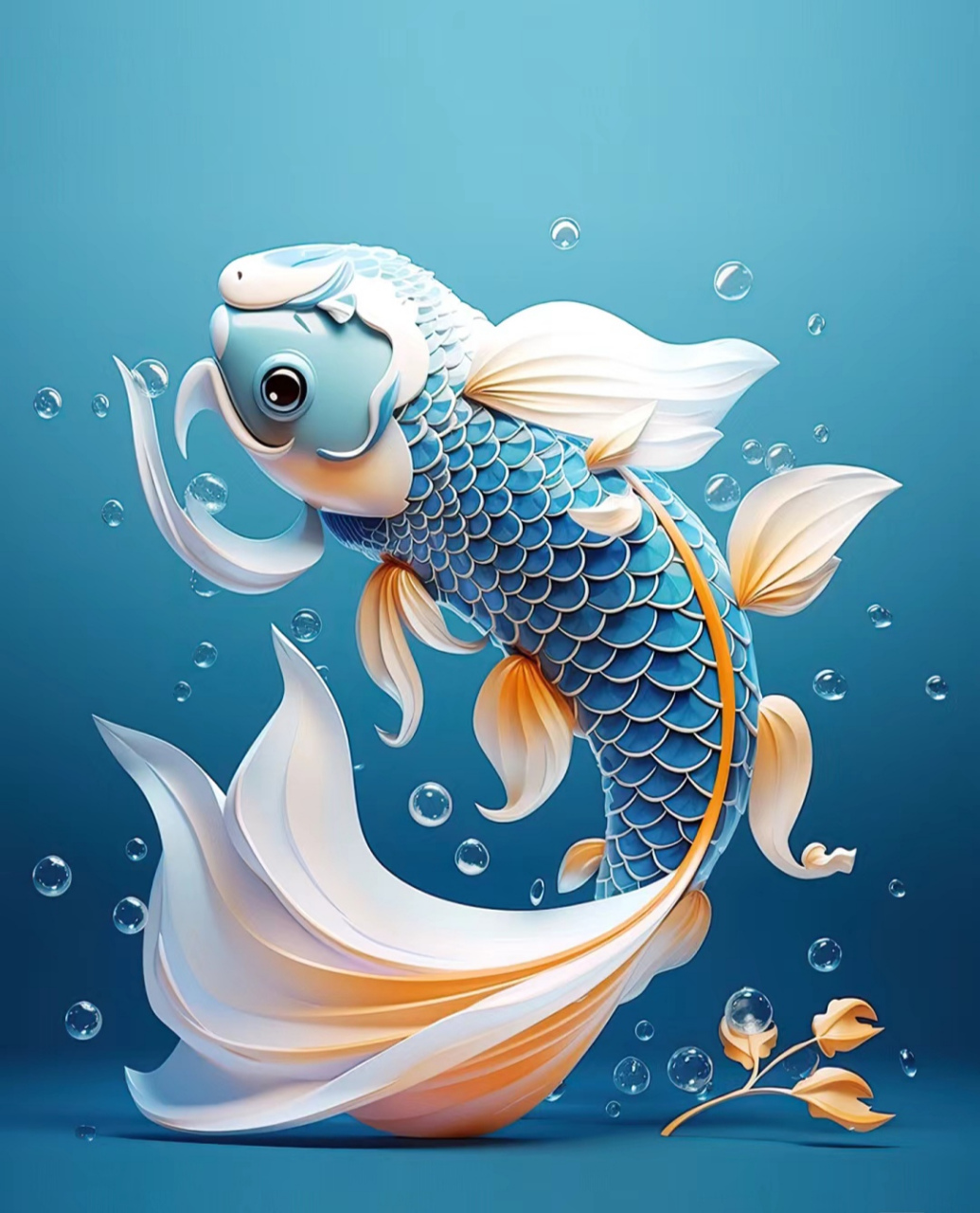 听说锦鲤附体吉祥如意!希望给你我带来好运!