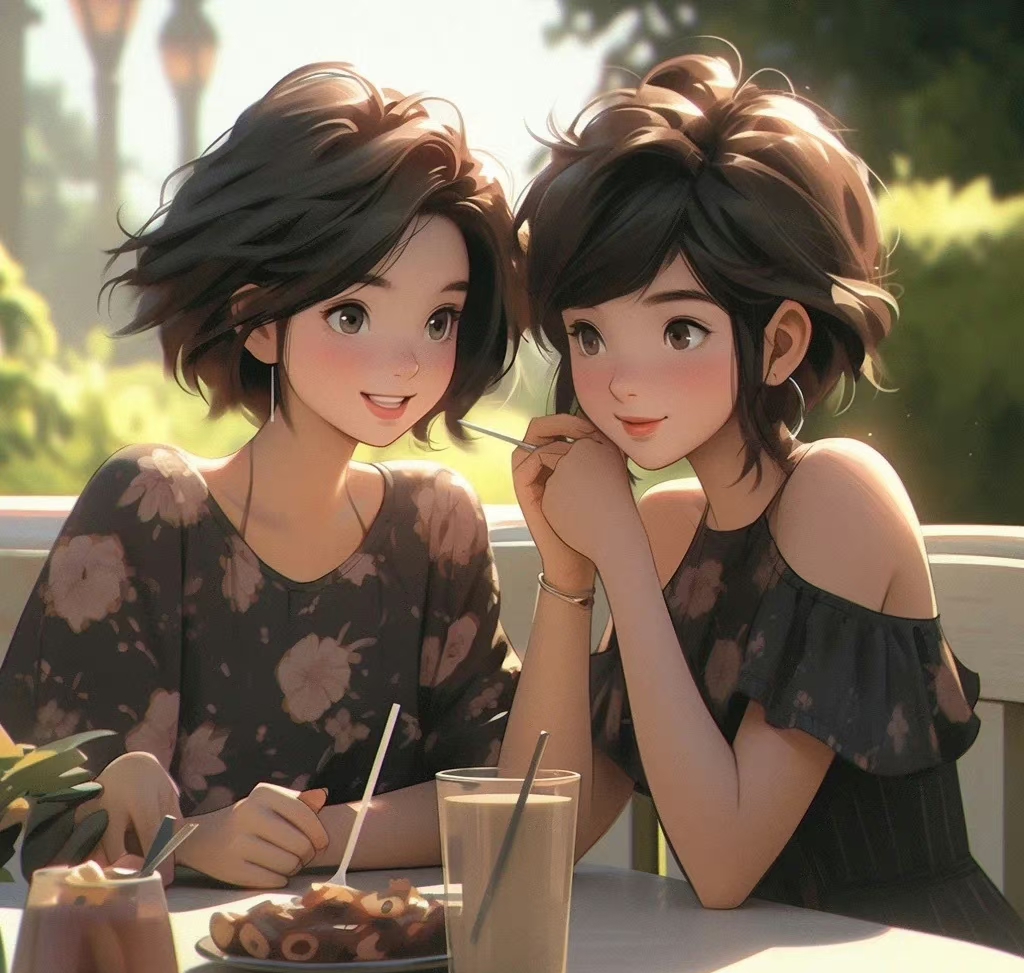 所谓闺蜜,就是那个没有血缘,却又真心对你好的人,这就是好姐妹啊,你我