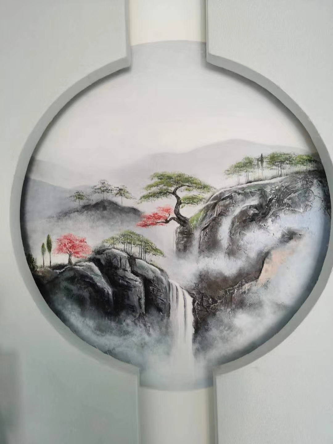浮雕画3d壁画立体浮雕背景墙制作