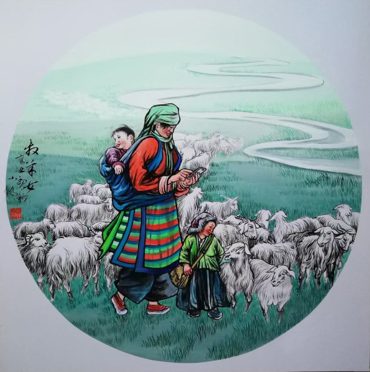 张小明刀刻画作品赏析