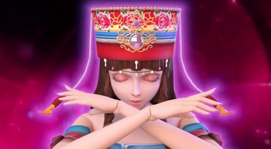 叶罗丽最美施法姿势,冰公主温柔似水,灵公主出乎意料很霸气