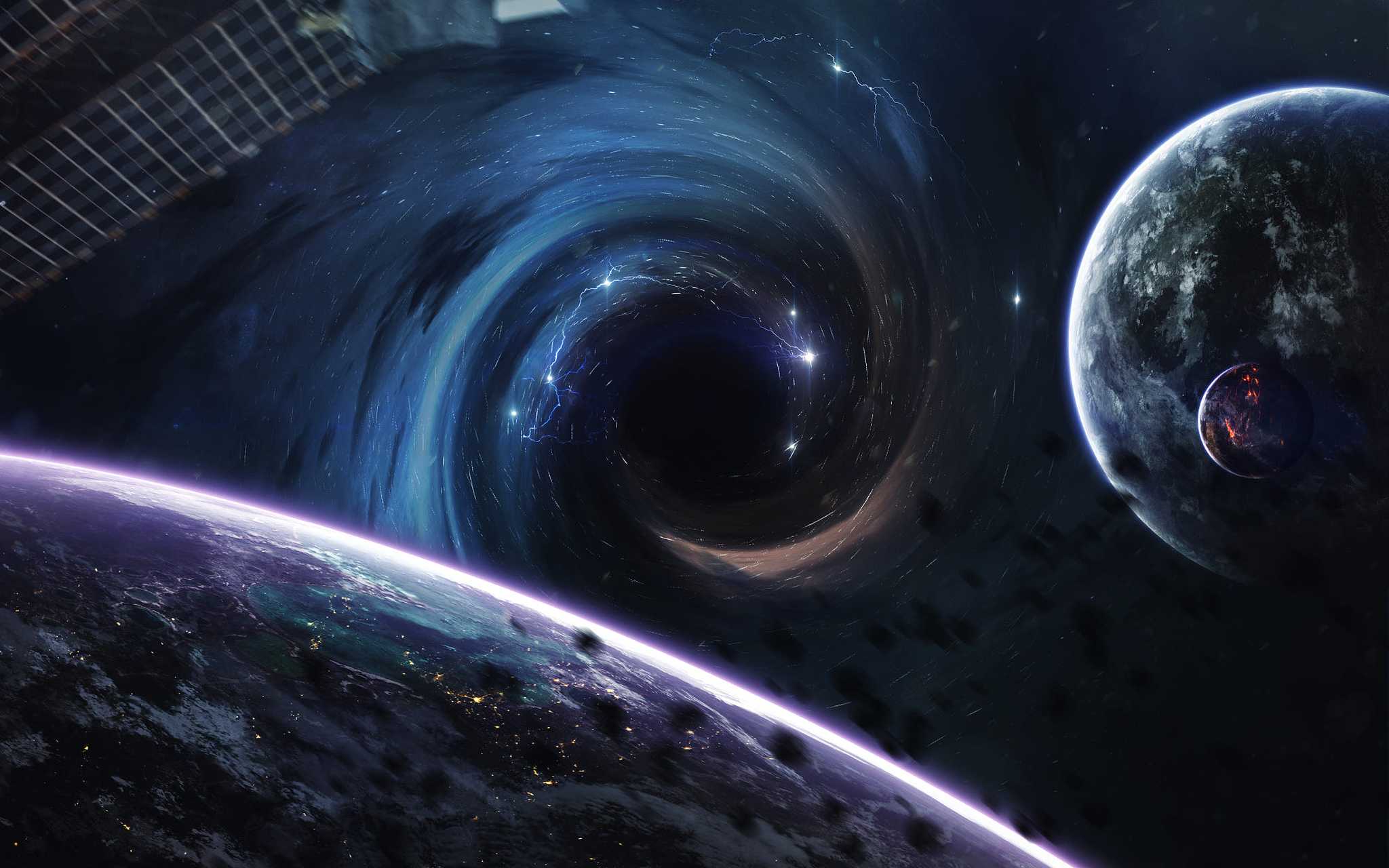 宇宙科幻系列(2)#壁纸#  #我要上热门# #助我上热门