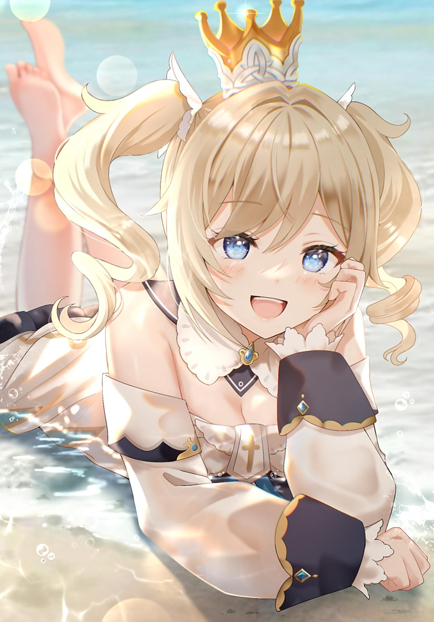 二次元美图# #原神同人动漫# 芭芭拉与妮露,谁才是舞蹈c位?[打call]