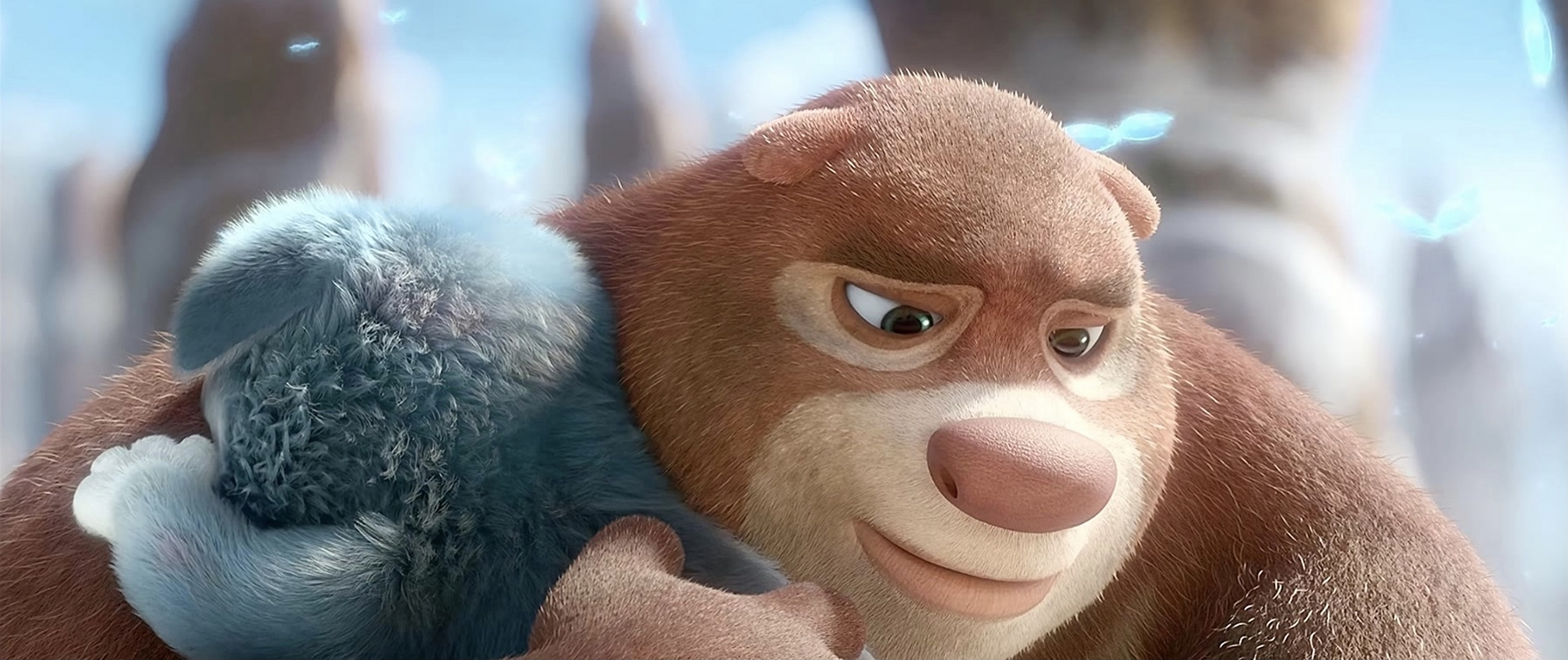 在熊出没大电影中最难舍的,就是熊大和飞飞的友谊了,他们经历过有趣的