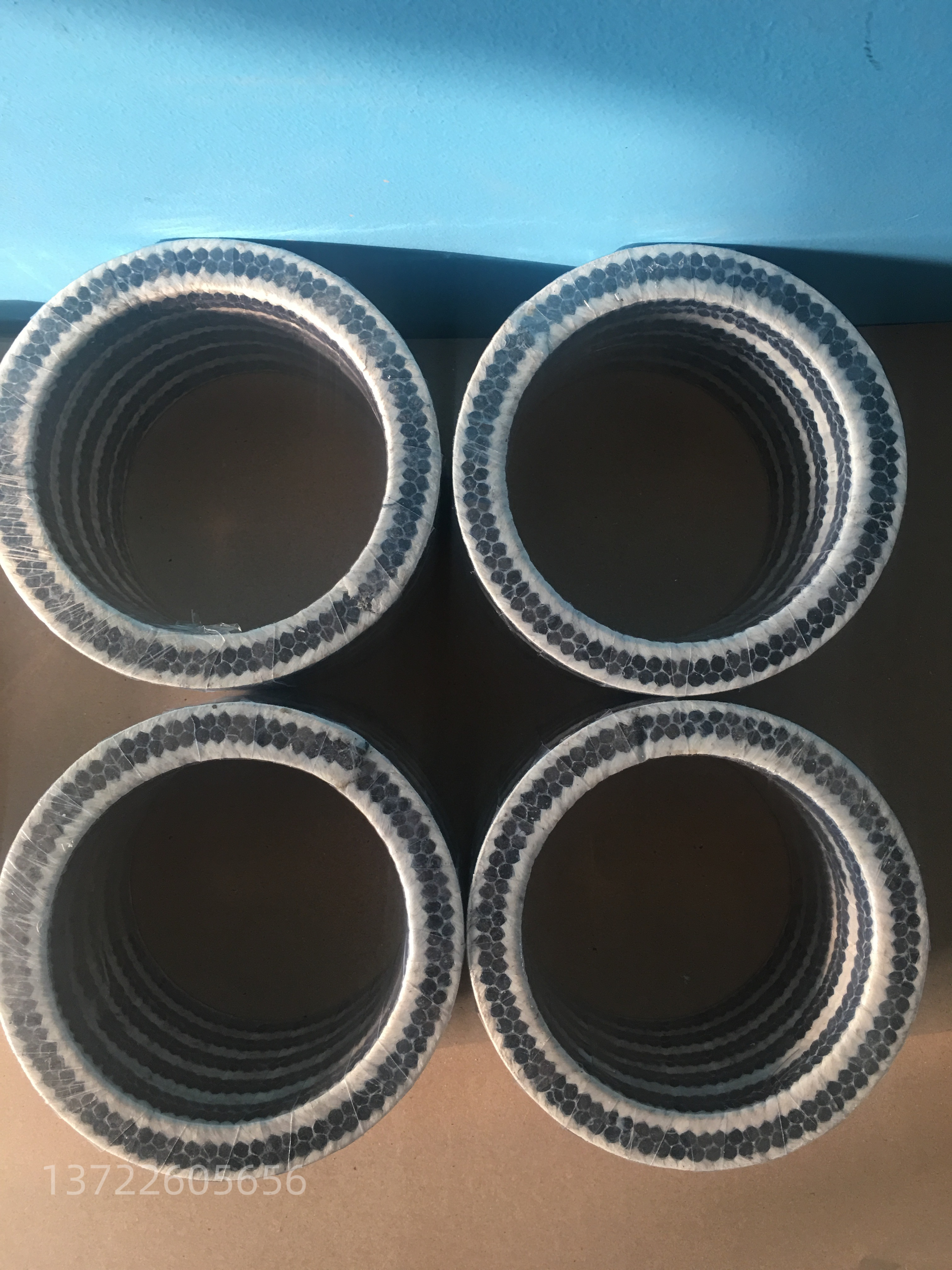 芳纶纤维盘根密封填料环碳素纤维盘根环耐磨耐高温柱塞泵阀密封垫