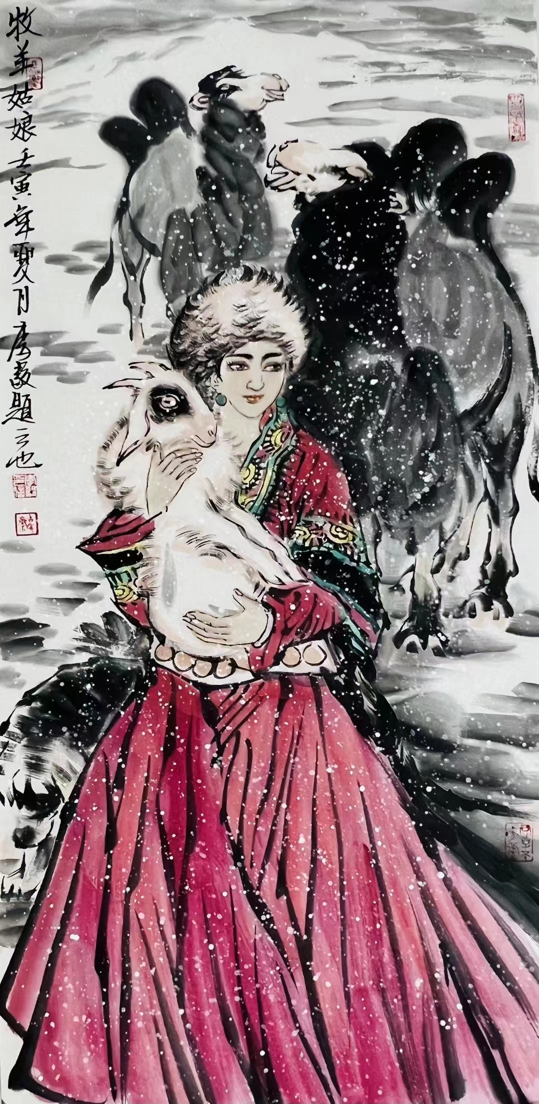 李毅画家人物画品鉴欣赏,价格走势分析