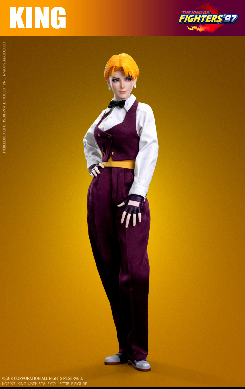 模型欣赏:snk授权 吞时工作室/星之子工作室 《拳皇 97》琼 (king)