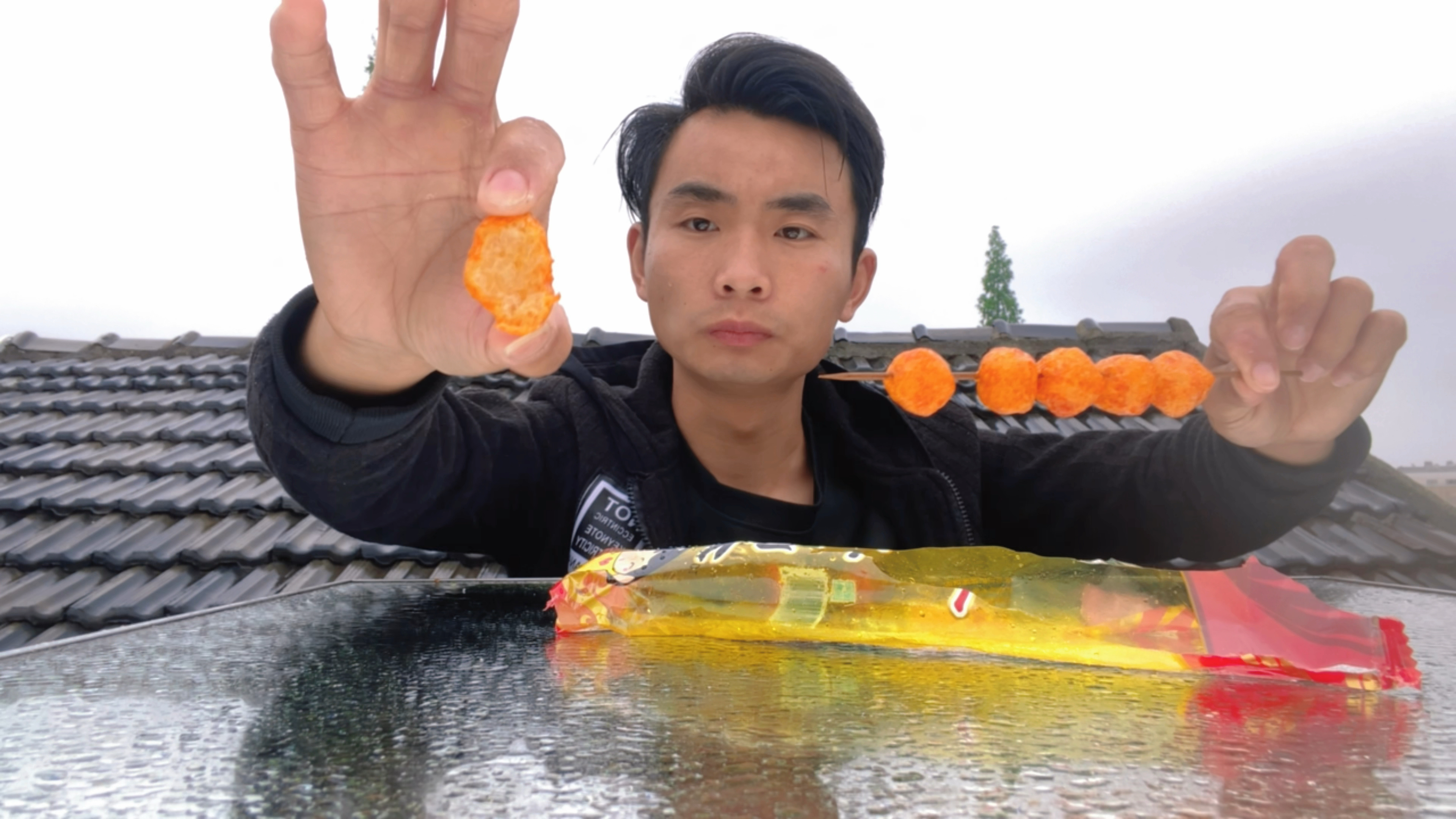 人类高智商 倒放吃 葫芦串酱香牛肉丸
