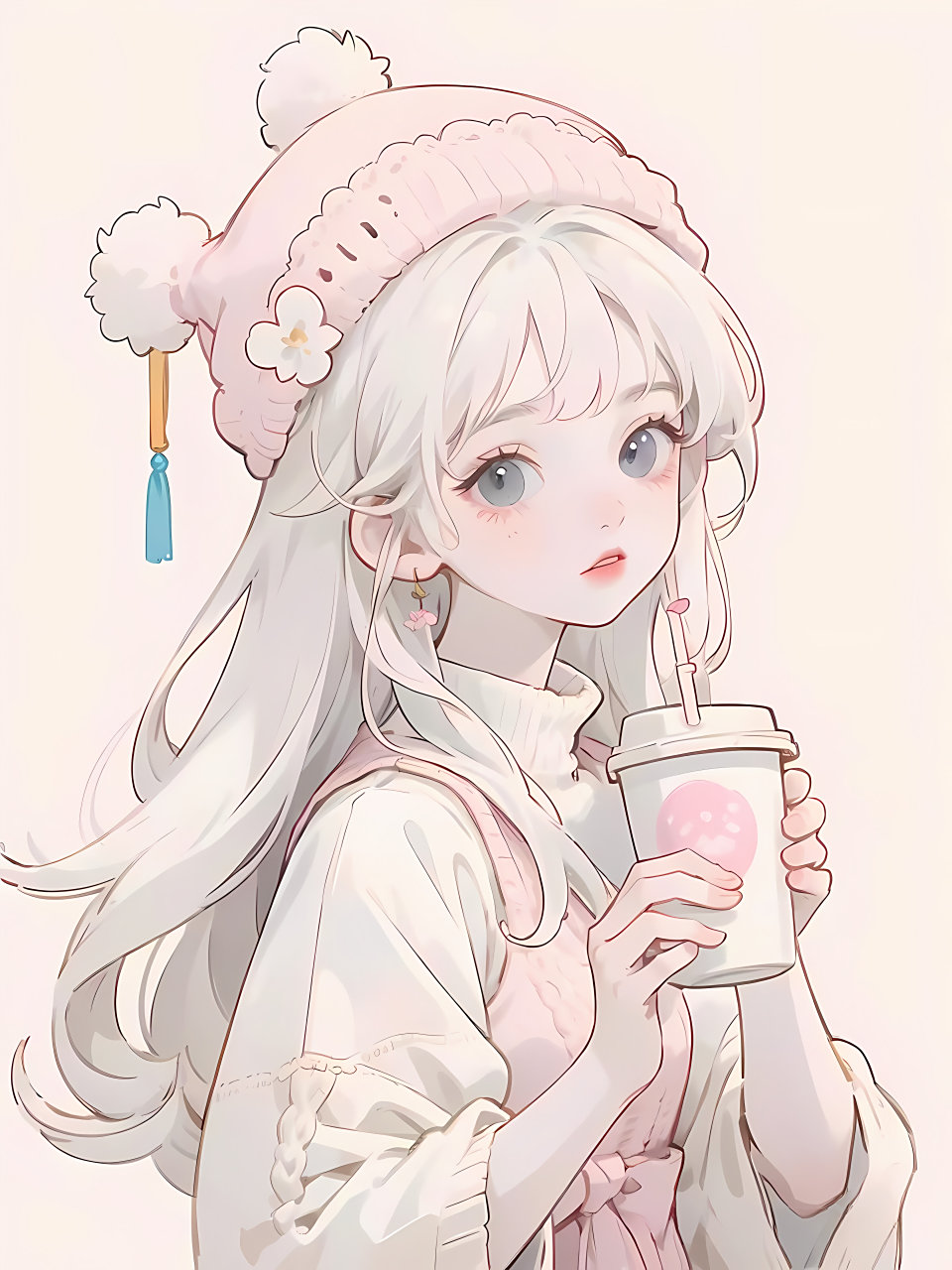 甜系软妹头像 #二次元# #ai绘画# #ai共创计划