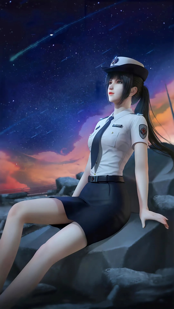 雄兵连建模一直没崩的只有琪琳妹子了[得意][得意]#国漫女神# #雄兵连