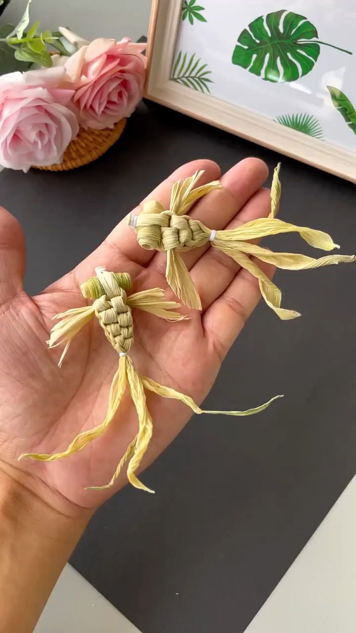 玉米叶编织技巧及图解图片