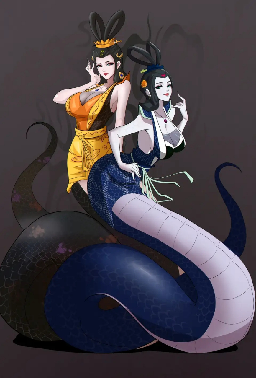 葫芦娃里的蛇精姐妹图片