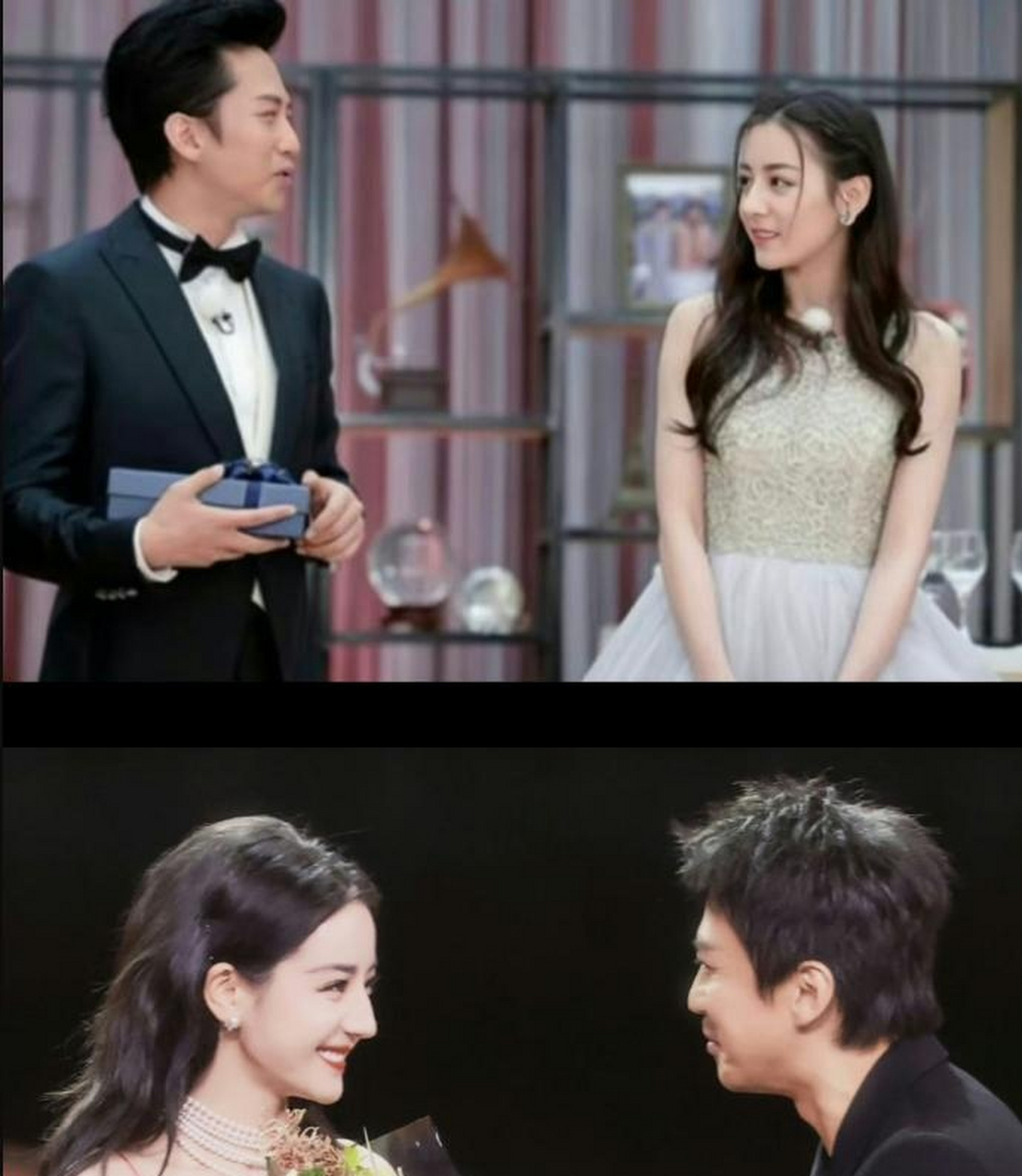 邓超颁奖迪丽热巴:神仙友谊再现,时隔两年再同框