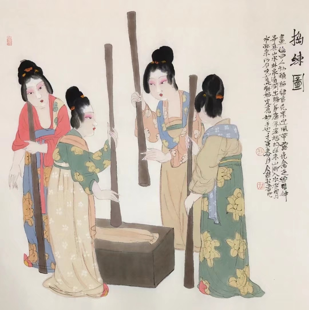 公进人物画新作精品