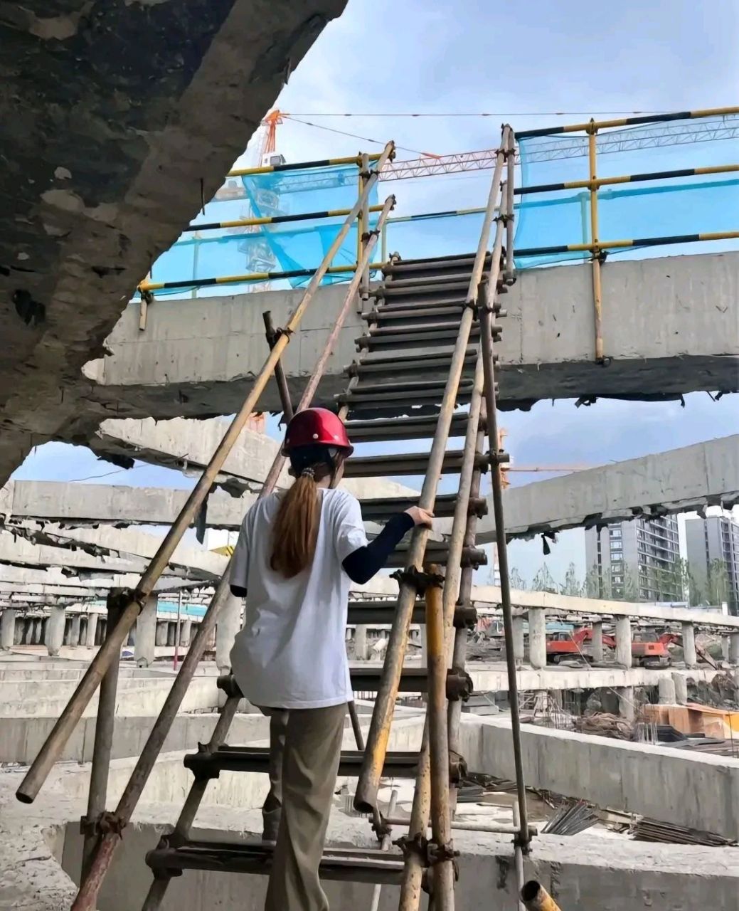 我真的想辞职了, 虽然工资真的香!  但是工地女生太少了,我一个资料员