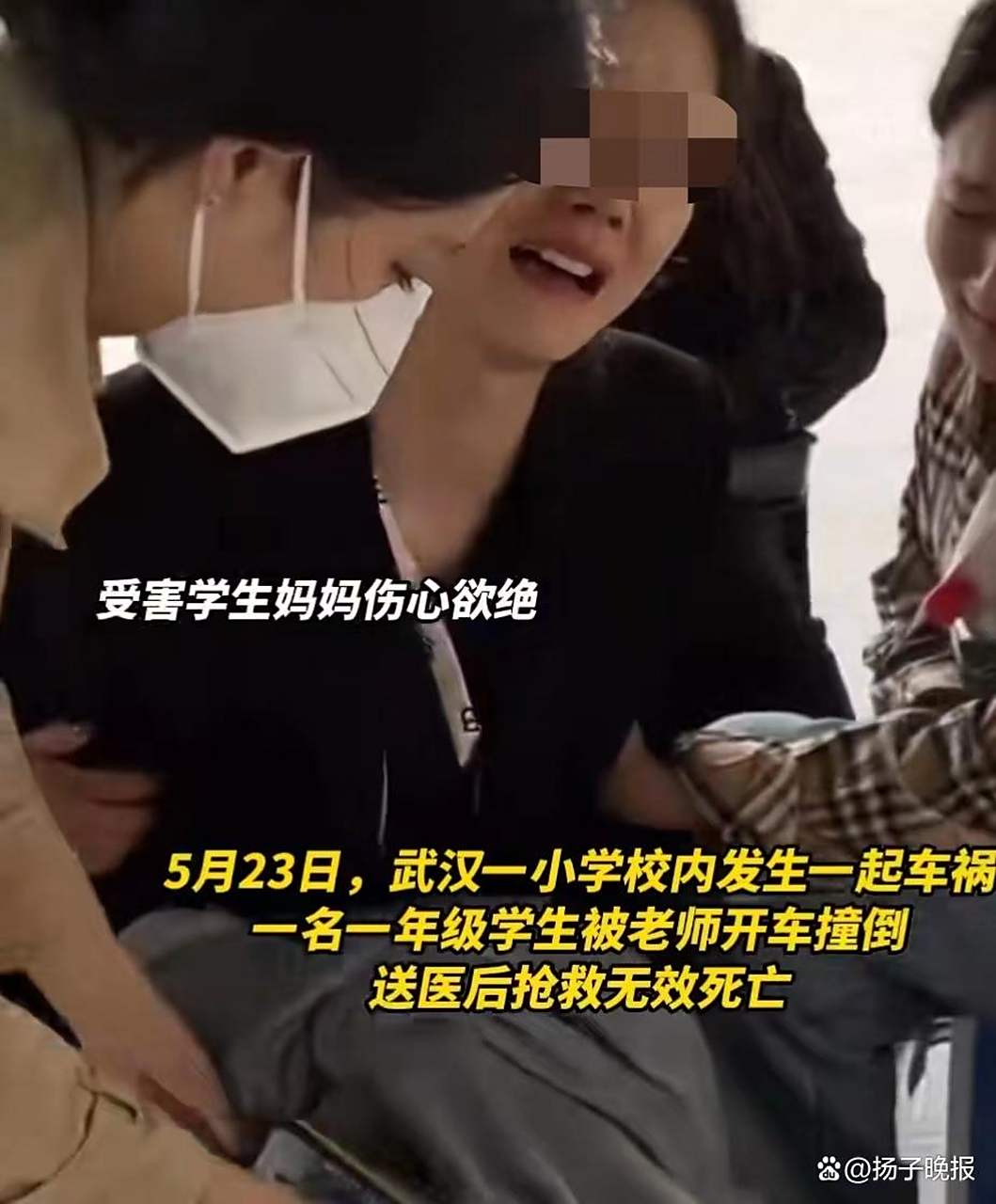 校内被撞身亡小学生母亲坠楼身亡.