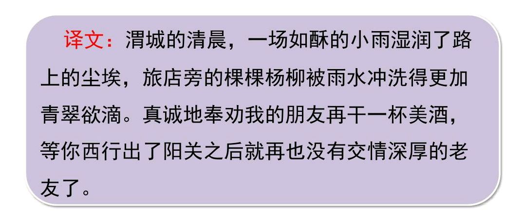 六年級語文下冊古詩誦讀《送元二使安西》課文筆記,預習的好幫手