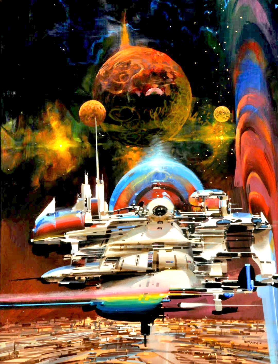 约翰·伯奇太空题材作品欣赏