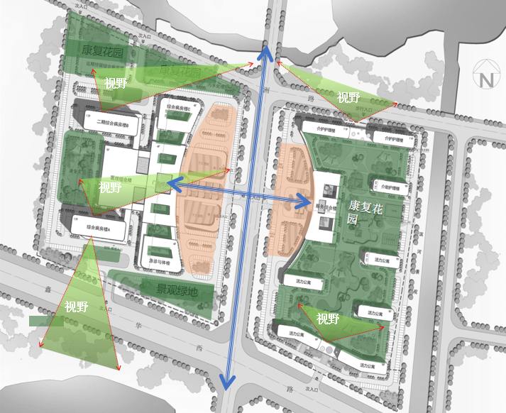 某县康养医疗中心建设项目规划设计