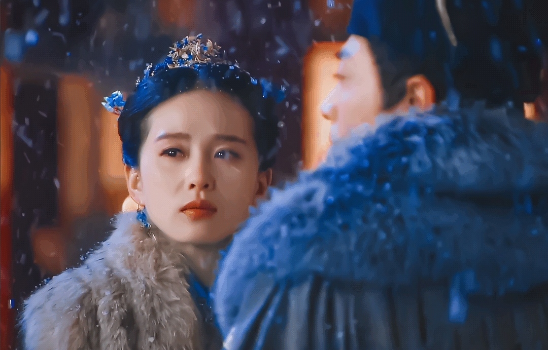 刘诗诗古装雪景,人间绝色,为雪白头