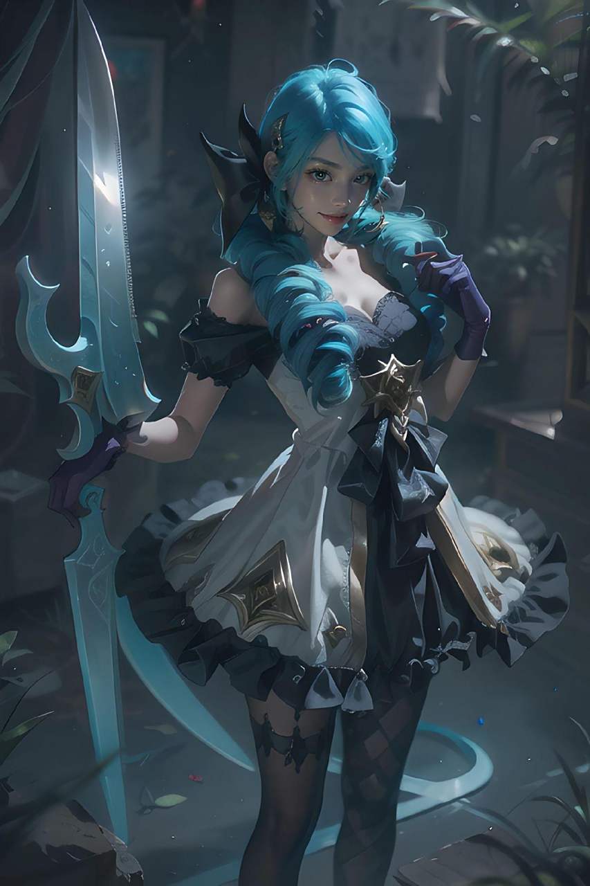 英雄联盟·格温这么可爱的女孩子不会有人不喜欢吧