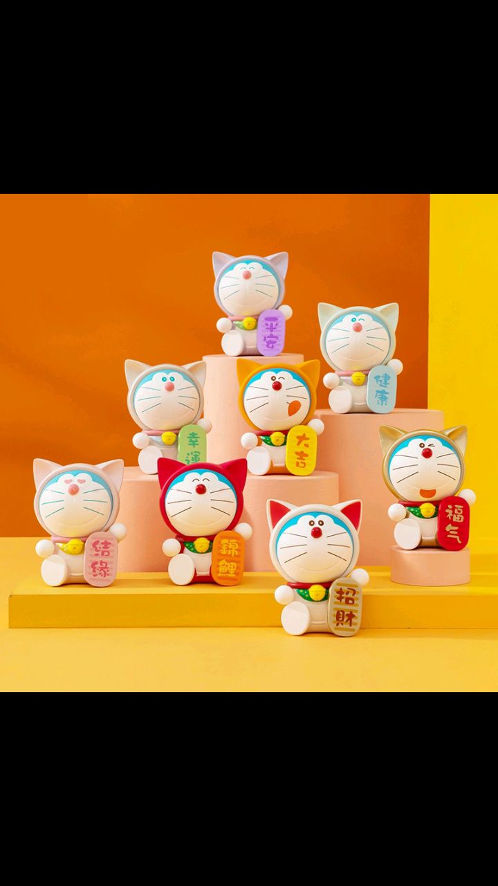 哆啦a梦福气满满盲盒手办