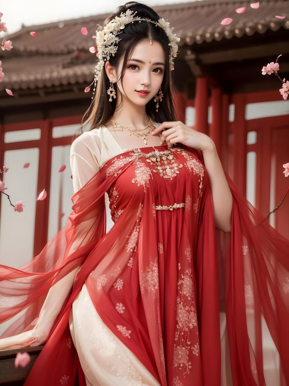 柳眉如烟,袅袅婷婷!#古风# #美少女# #ai