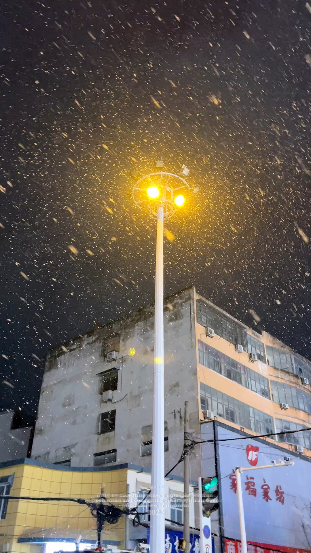 城市下雪图片 真实图片