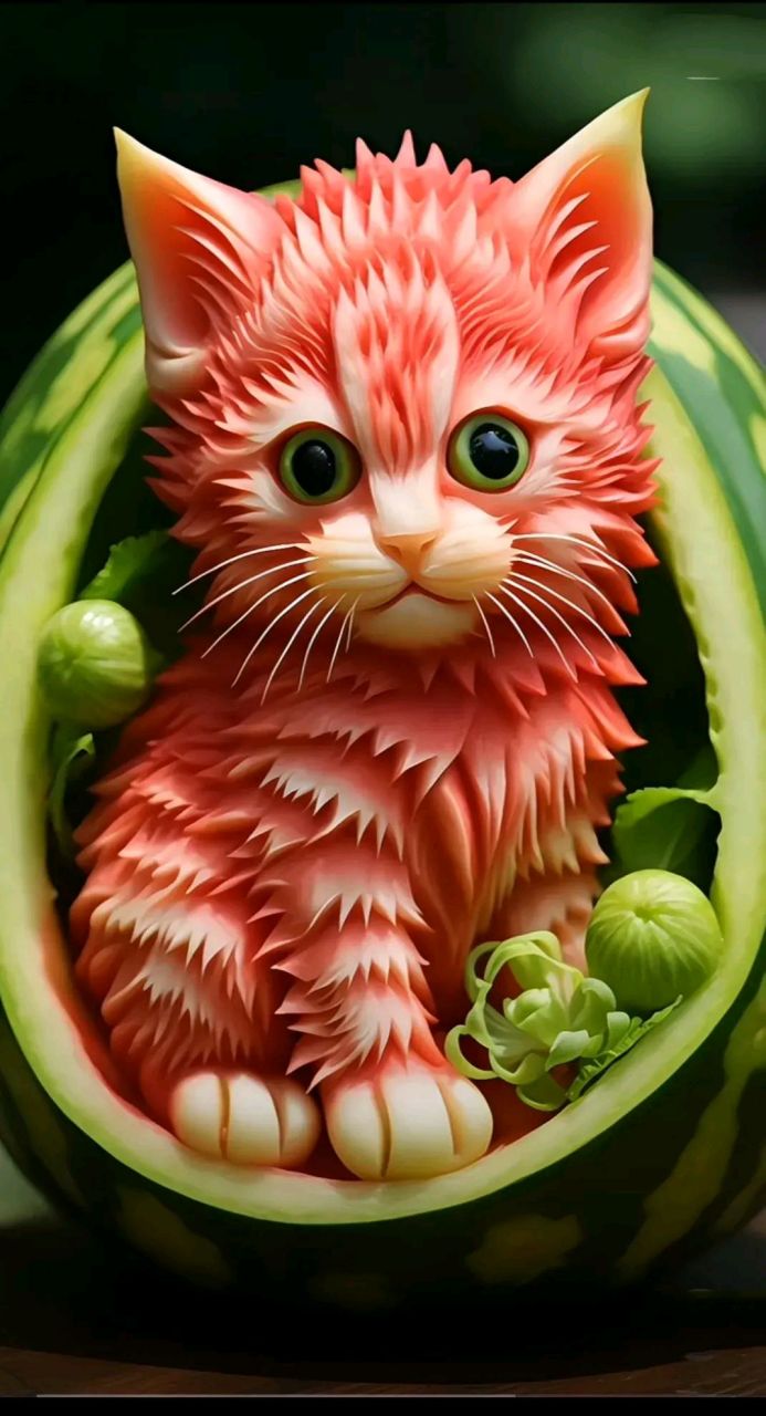 水果雕刻,一起欣赏