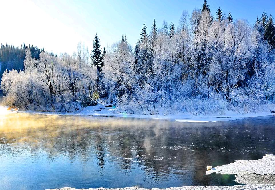 东游牡丹江,镜泊湖冬日听雪