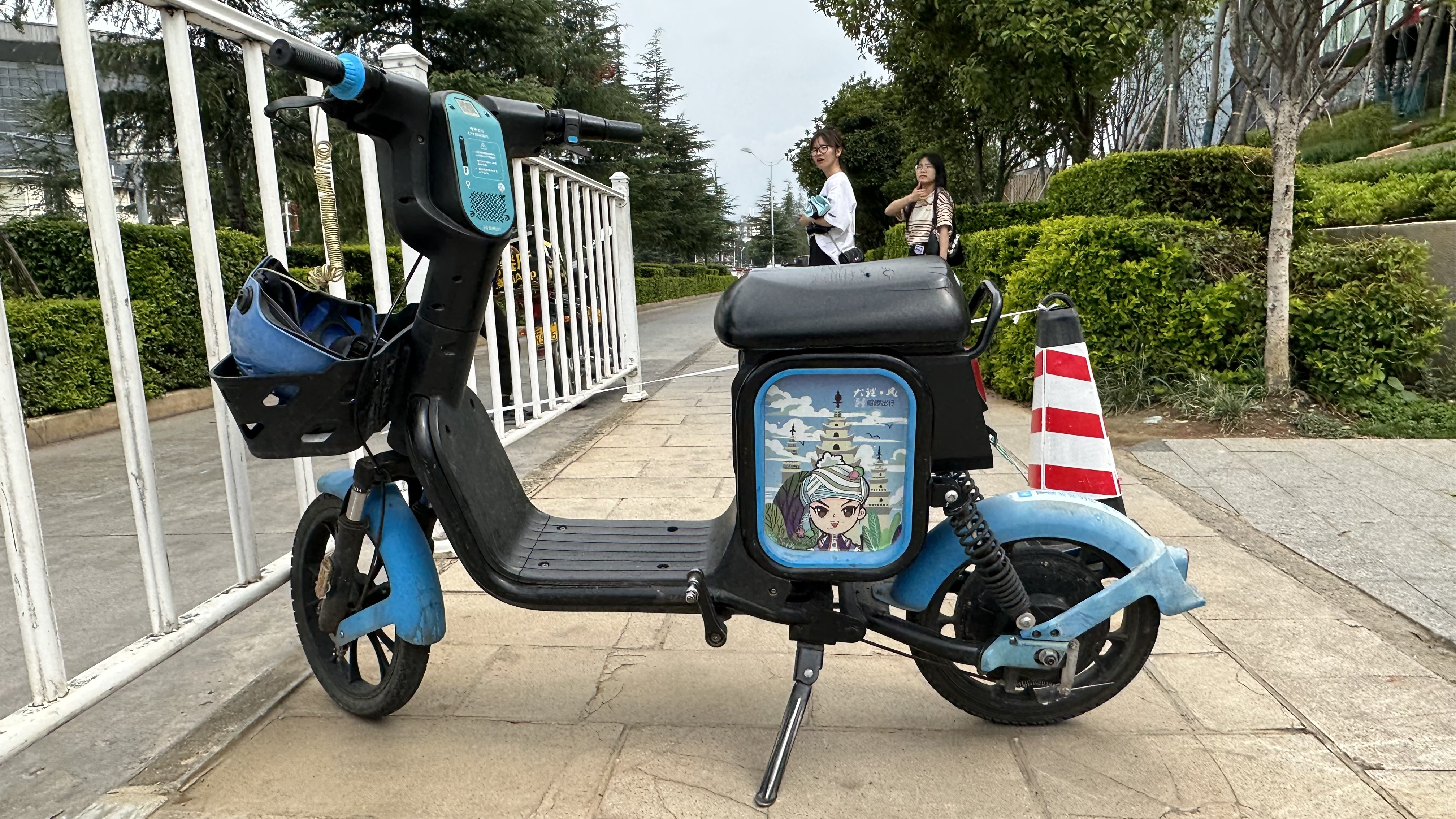 云南大理的哈喽单车长这样