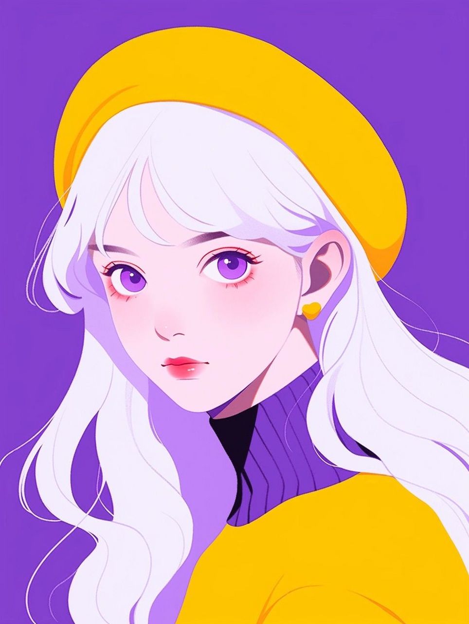 头像:多巴胺女孩,靓丽的色彩,迷人的气质,太美了! #头像