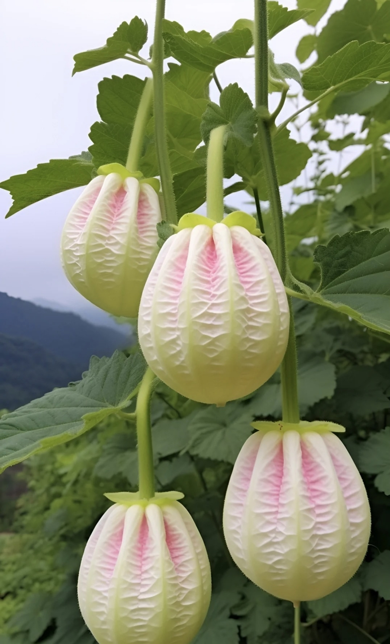 灯笼花中的爱马仕,这是什么神仙品种,太仙了.