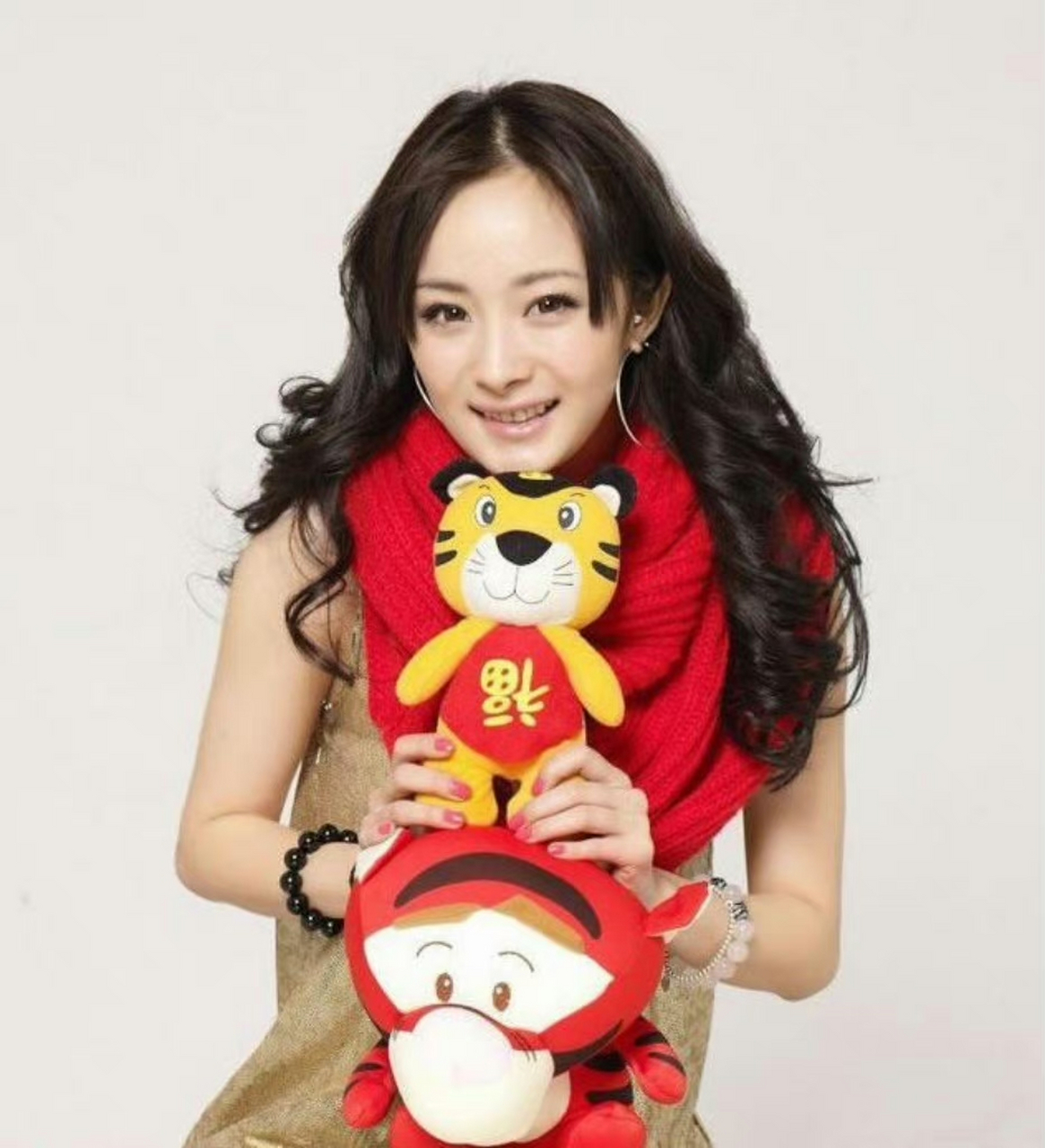 考古杨幂 2010年新年贺图