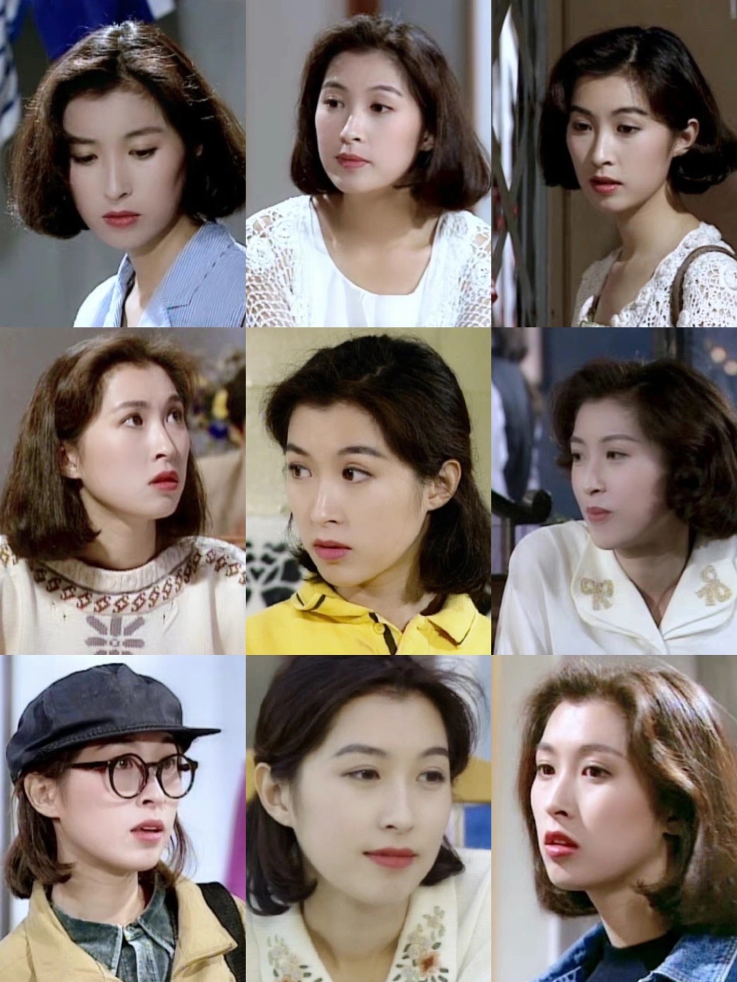 郭蔼明年轻时真的绝美!长发短发随意拿捏,刘青云确实娶到宝了