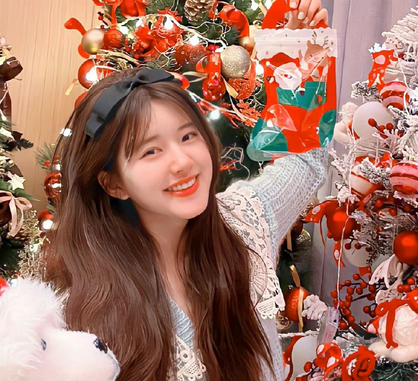 赵露思# 甜美可爱,天真无邪的圣诞小宝贝