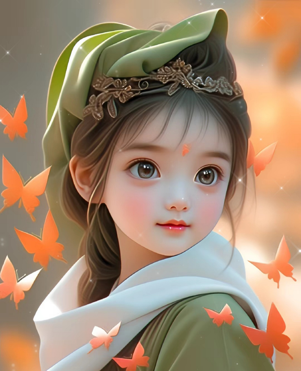 可爱的小女孩如此漂亮