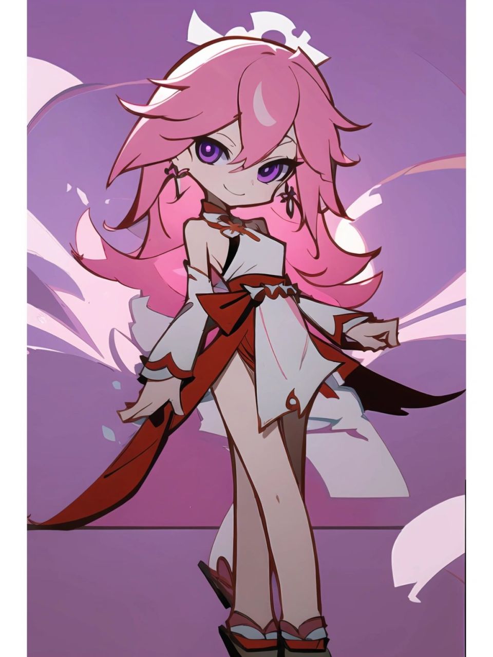 八重神子 吊带袜天使风格