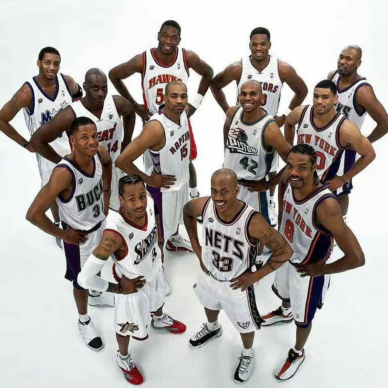 2000-2001赛季nba全明星大合照!