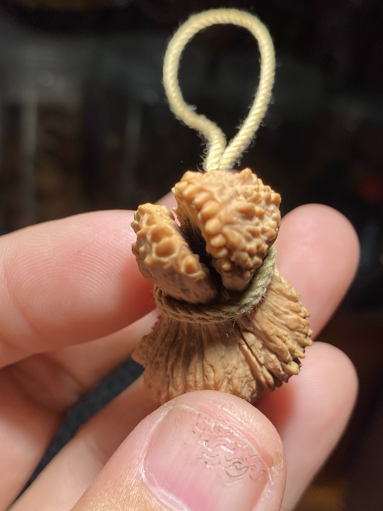 异形猴头核桃雕刻异形