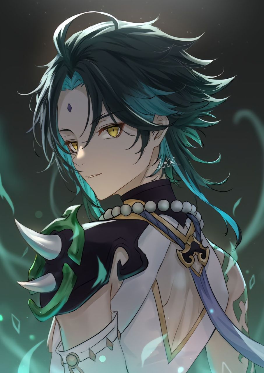 原神肌肉纹身男,玩长柄武器的仙人,这就是"魈",跟二郎神什么关系!