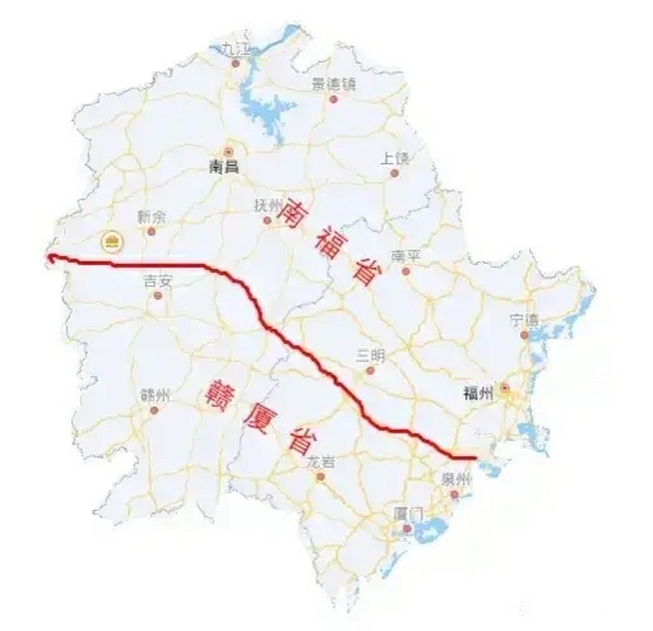 为了让江西有出海口,有网友建议江西和福建两省按上下重新划分,其中