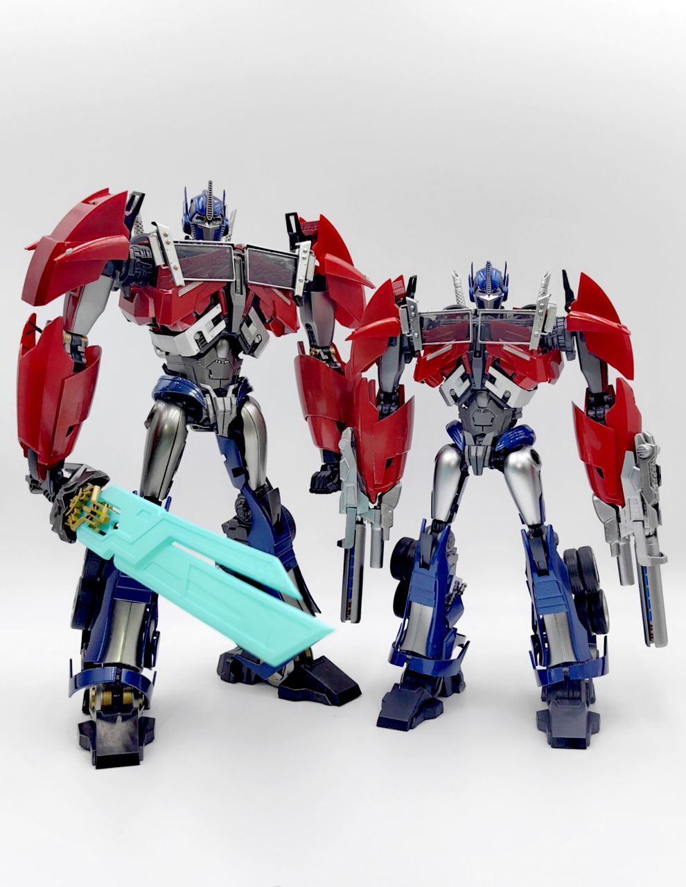 模型欣赏: iron warrior iw-07 领袖之证 擎天柱 2.